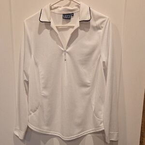 Lily's White Long Sleeve Button Down Shirt